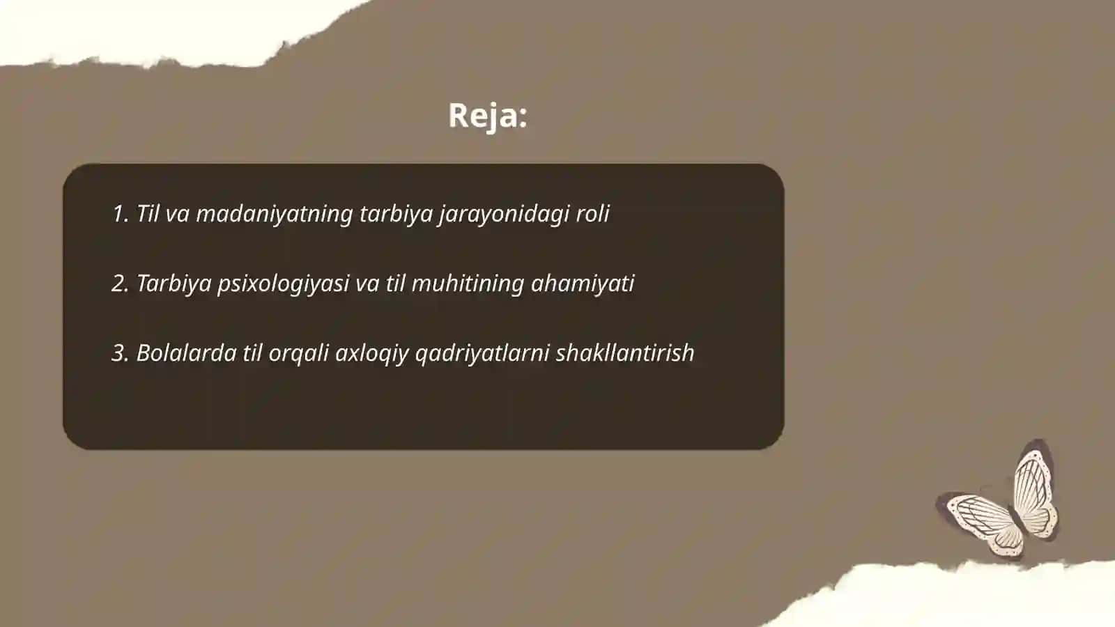Tarbiya psixalogiyasida til va tarbiya munosabatlari 2