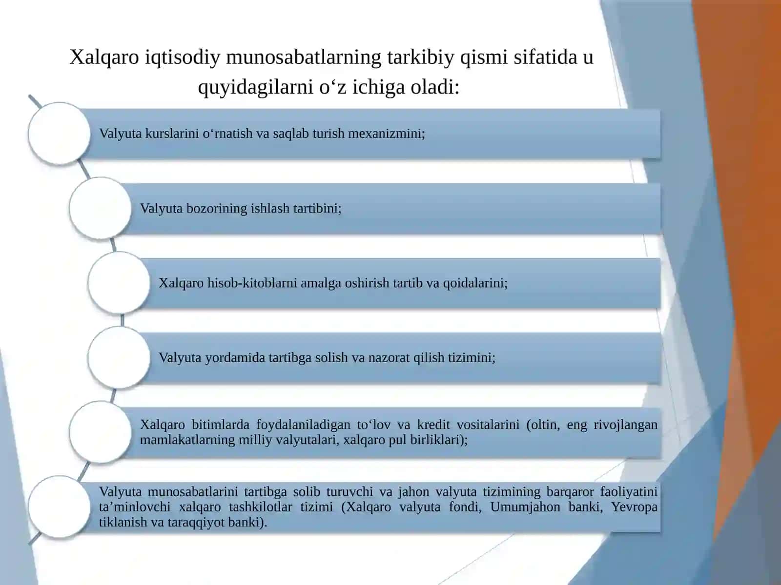 Valuta kursi Makroiqtisodiy siyosatga ta`siri 2