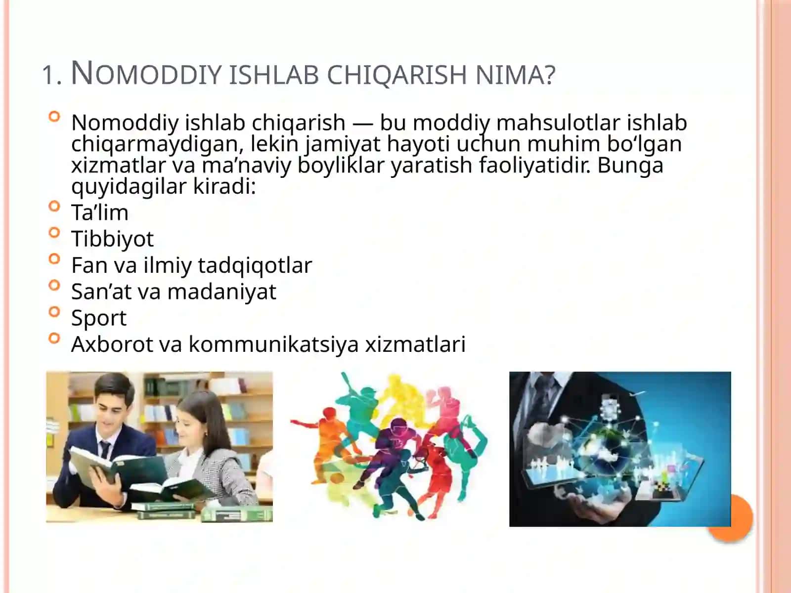 O‘ZBEKISTONDA NOMODDIY ISHLAB CHIQARISH 2