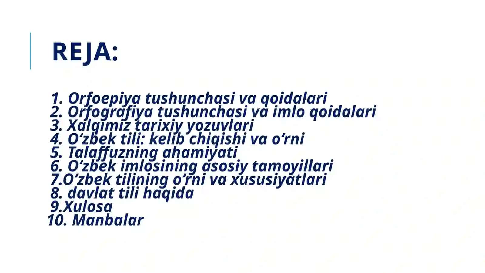 Orfoepiya, Orfografiya, Xalqimizning yozuvlari, Turkiy tillar va O‘zbek tili 2