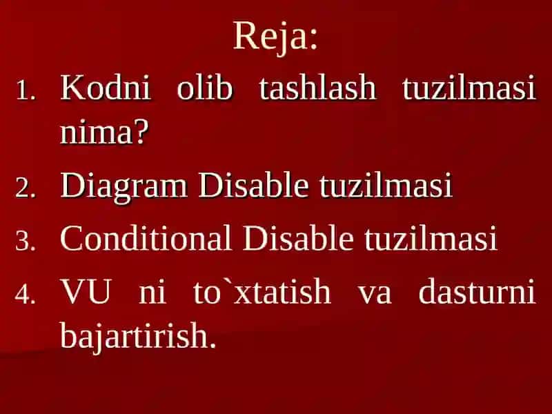 MA`RUZA-15KODLARNI OLIB TASHLASH STRUKTURALARI 2