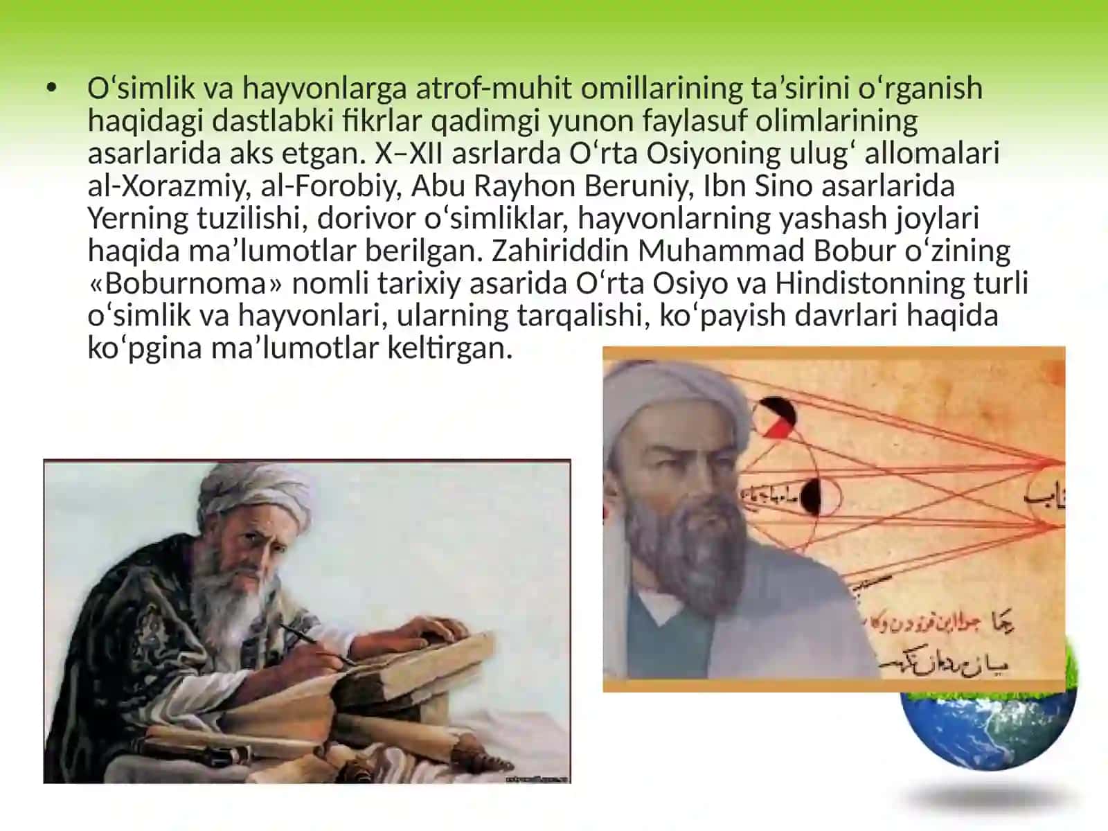 Ekologiyaning rivojlanishi, bo‘limlari va metodlari 2