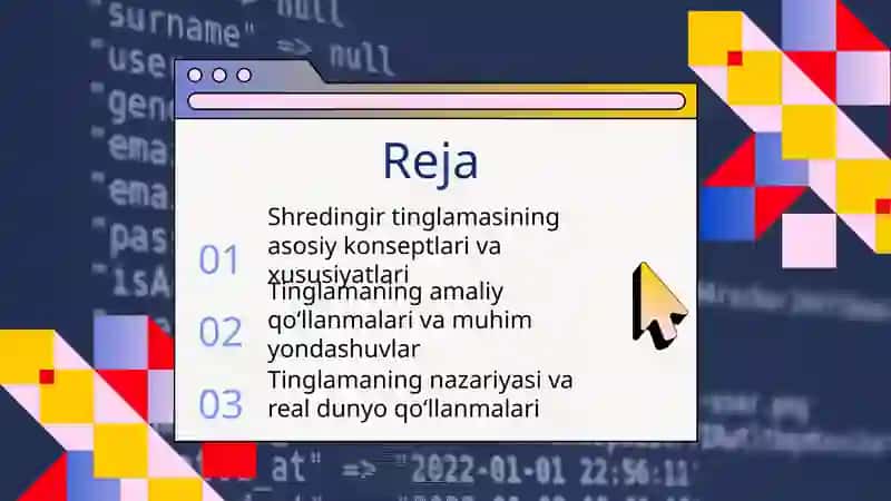 Shredingir tinglamasi 2