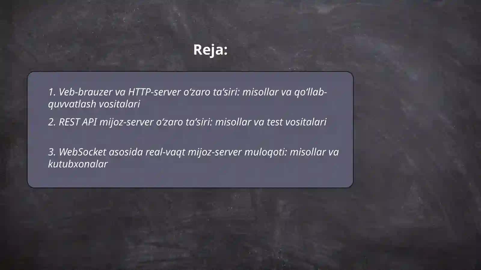 Mijoz -server 2