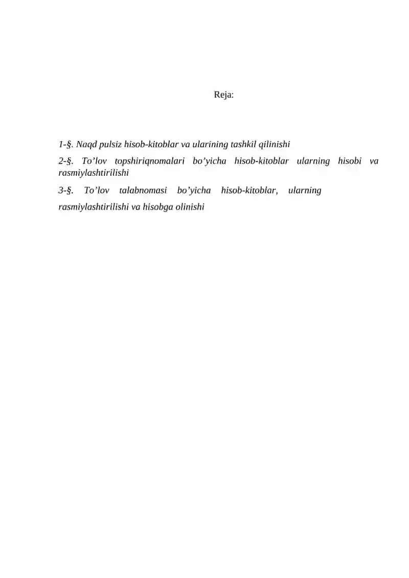 NAQT PULSIZ MABLAG’LARNING BERILISHI 2