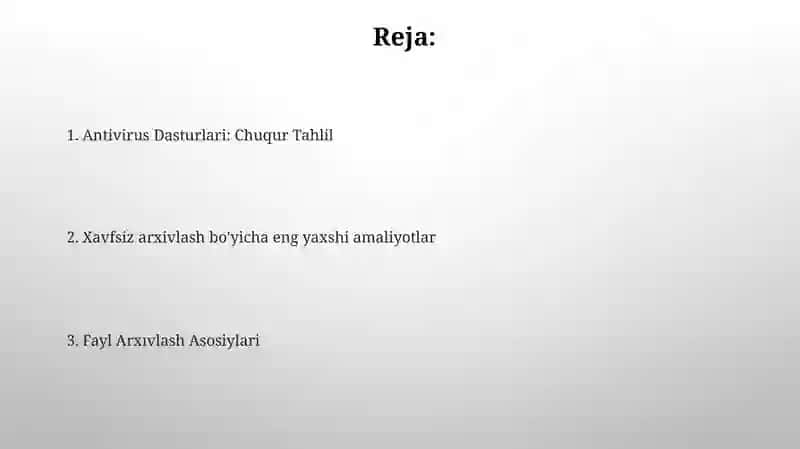 Antivirus Dasturlari: Chuqur Tahlil 2