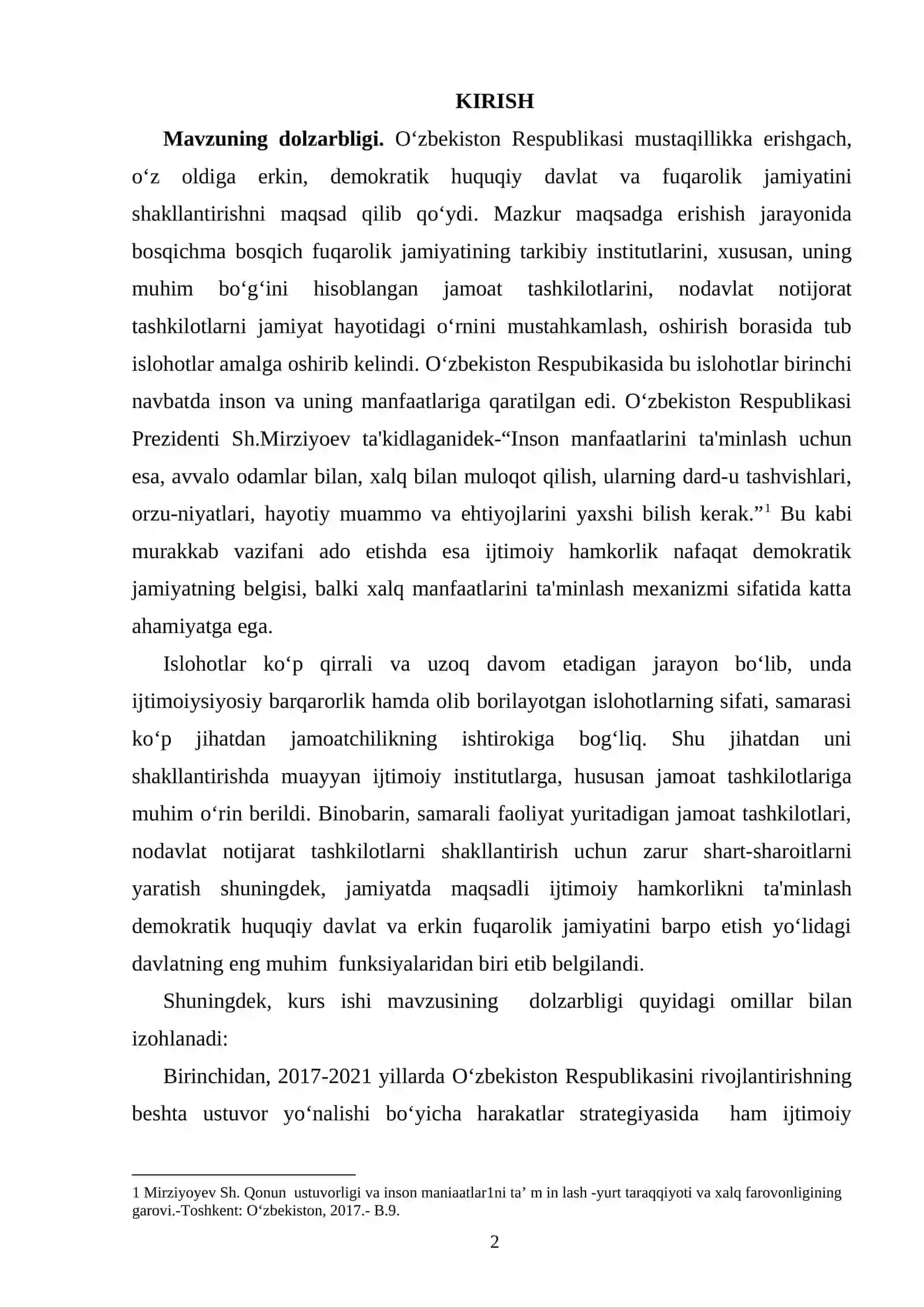 OILA RIVOJLANISHINI REJALASHTIRISH 2