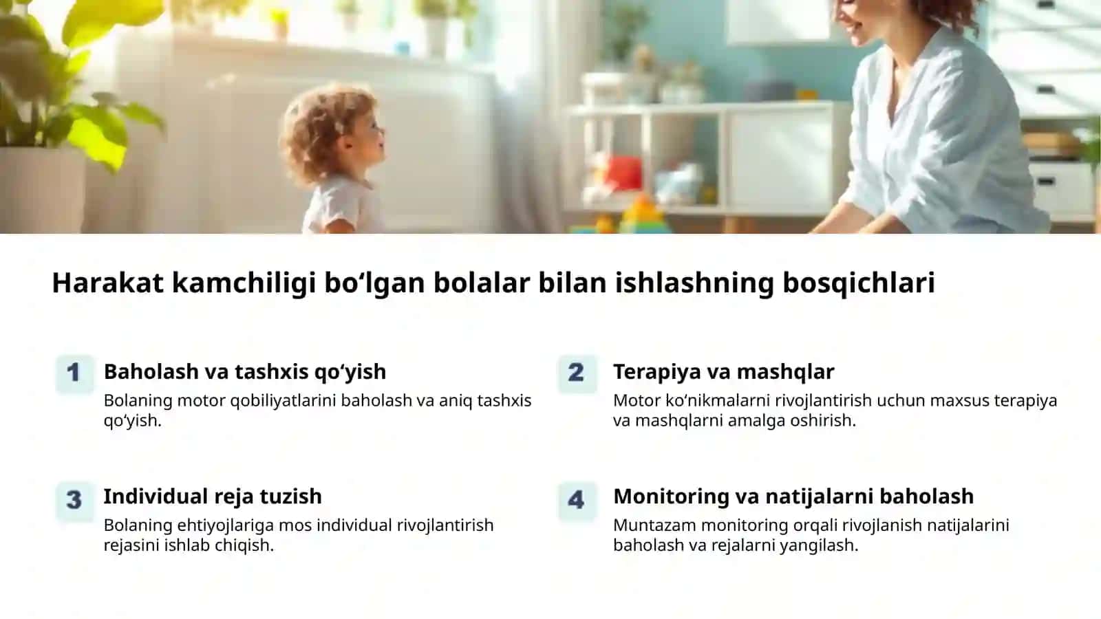 Nutq va harakat kamchiligi: Psixoterapiya va psixokorreksiya 2