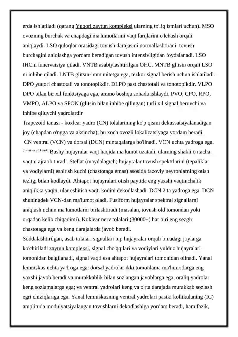 ESHITISH SISTEMASINING FIZIK HUSUSIYATLARI 2