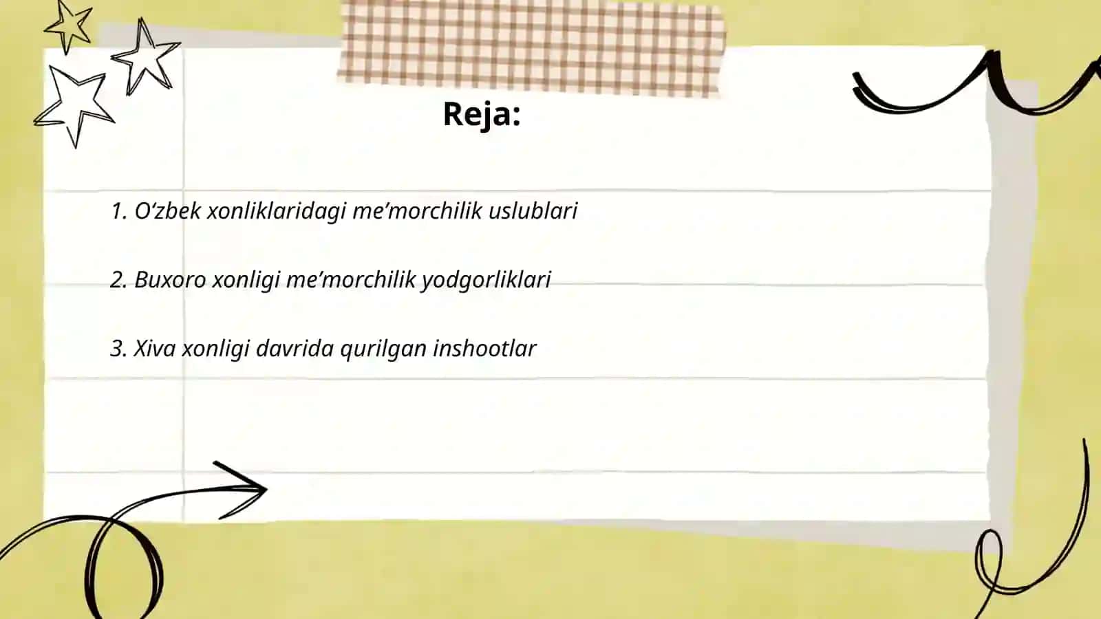 Oʻzbek xonliklari davri meʼmorchiligi 2