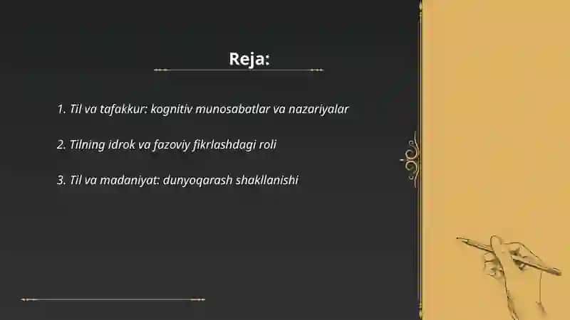 Til va tafakkur. Til va jamiyat. Tillarning oʻzaro hamkorligi va rivojlanish qonuniyatlari 2