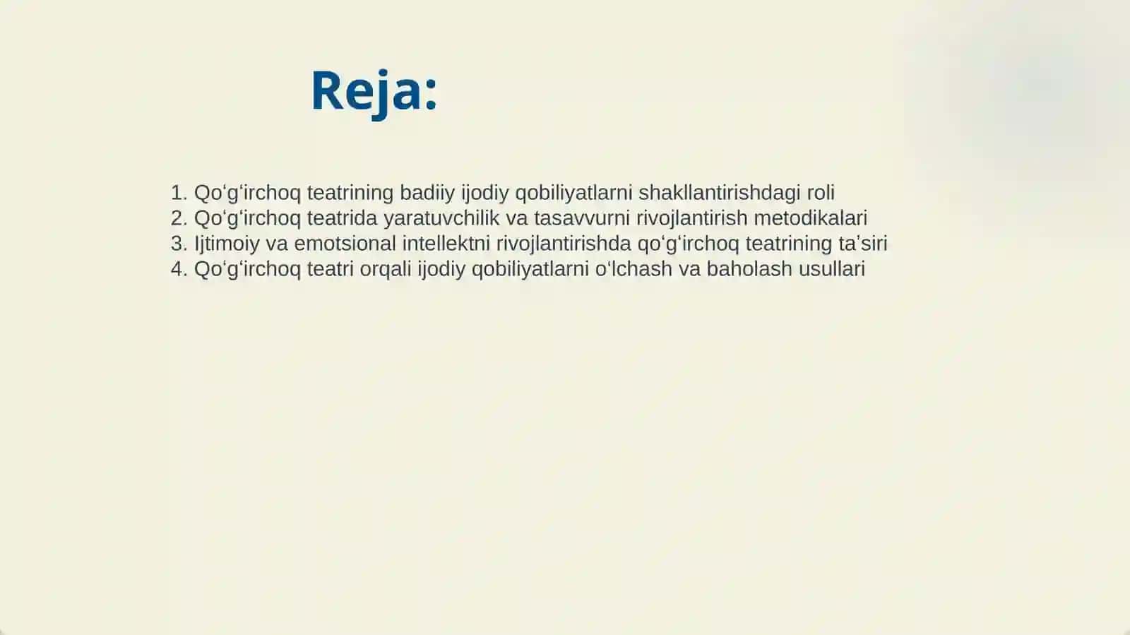 QOʻGʻIRCHOQ TEATRI ORQALI BADIIY IJODIY QOBILIYATLARINI RIVOJLANTIRISH 2