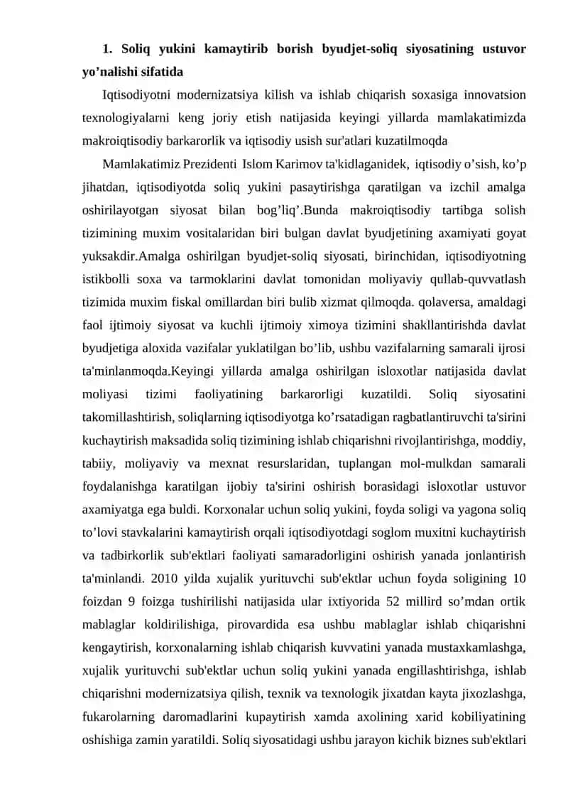 Soliqqa tortish tamoillari va soliq elementlari 2