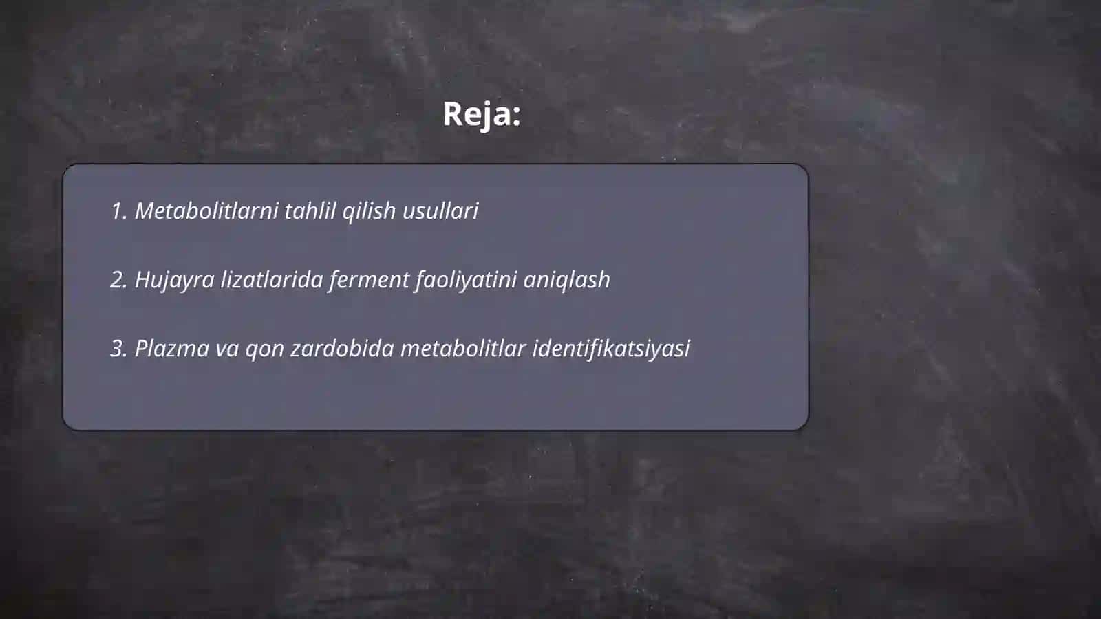 Biokimyoviy va molekulyar-biologik metodlar bilan tasdiqlovchi diagnostika 2