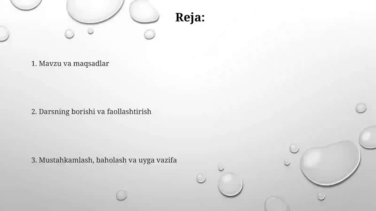 Tinish belgilari mavzusida dars ishlanma 2