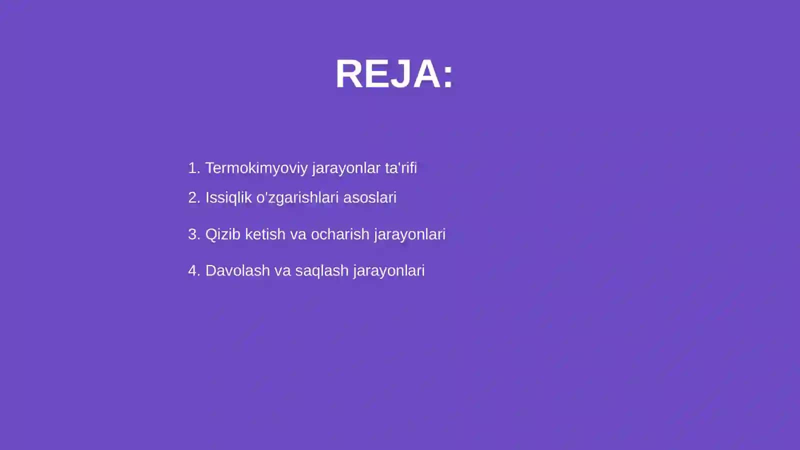 Termokimyoviy jarayonlar 2