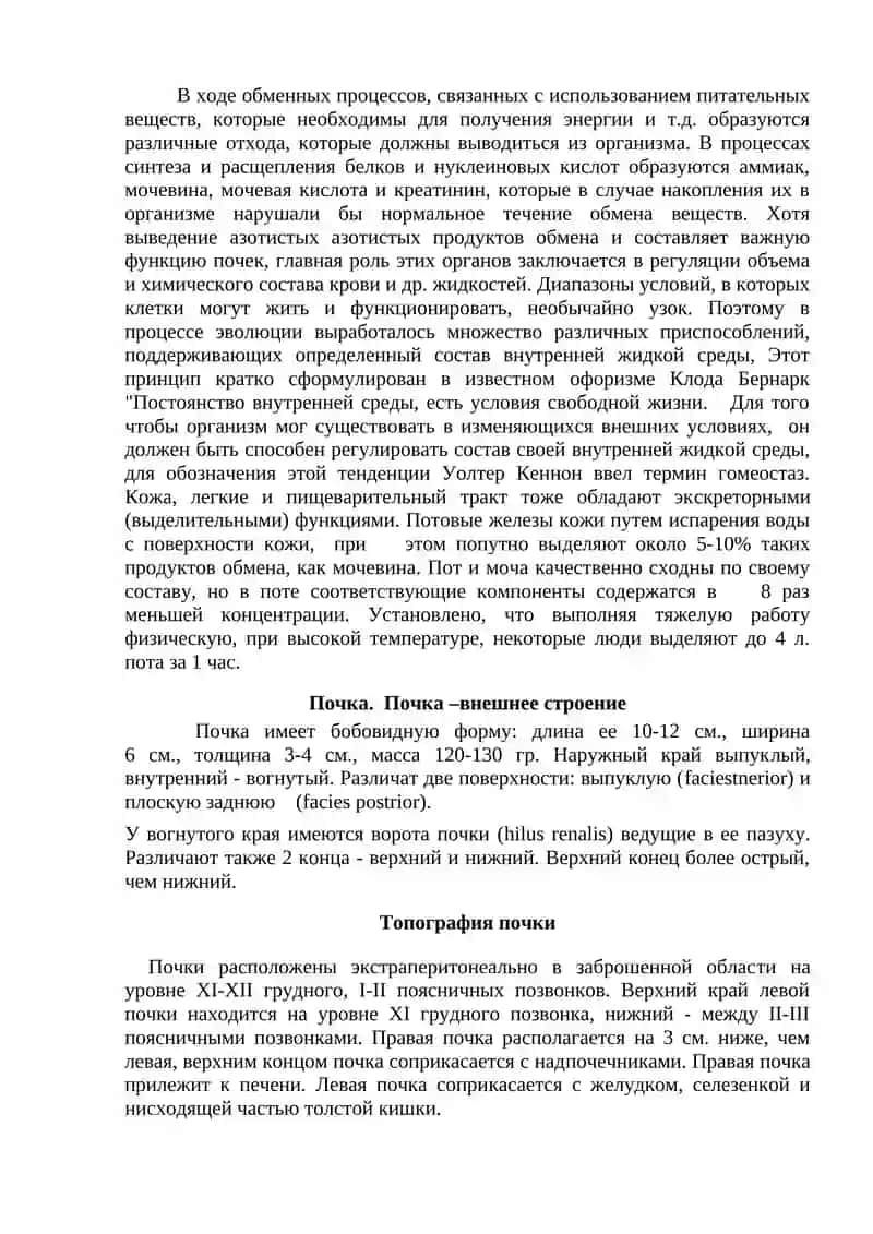 ЛЕКЦИЯ 10: « мочеВЫДЕЛИТЕЛЬНАЯСИСТЕМА эндокриннЫЕ ЖЕЛЕЗЫ» 2