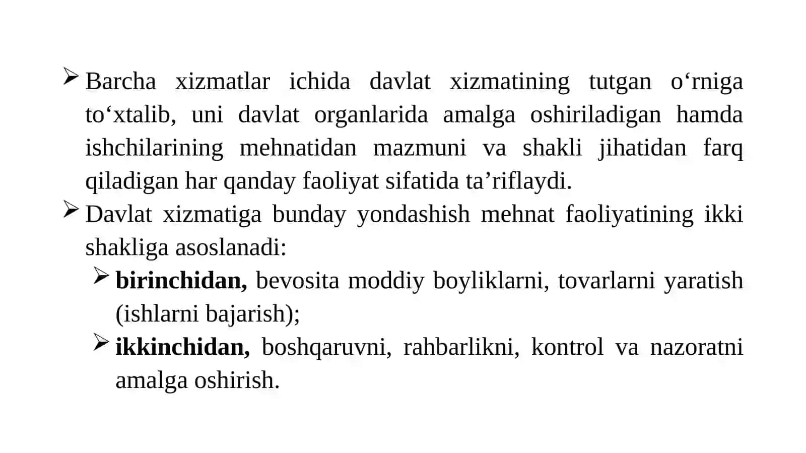 Davlat xizmati 2