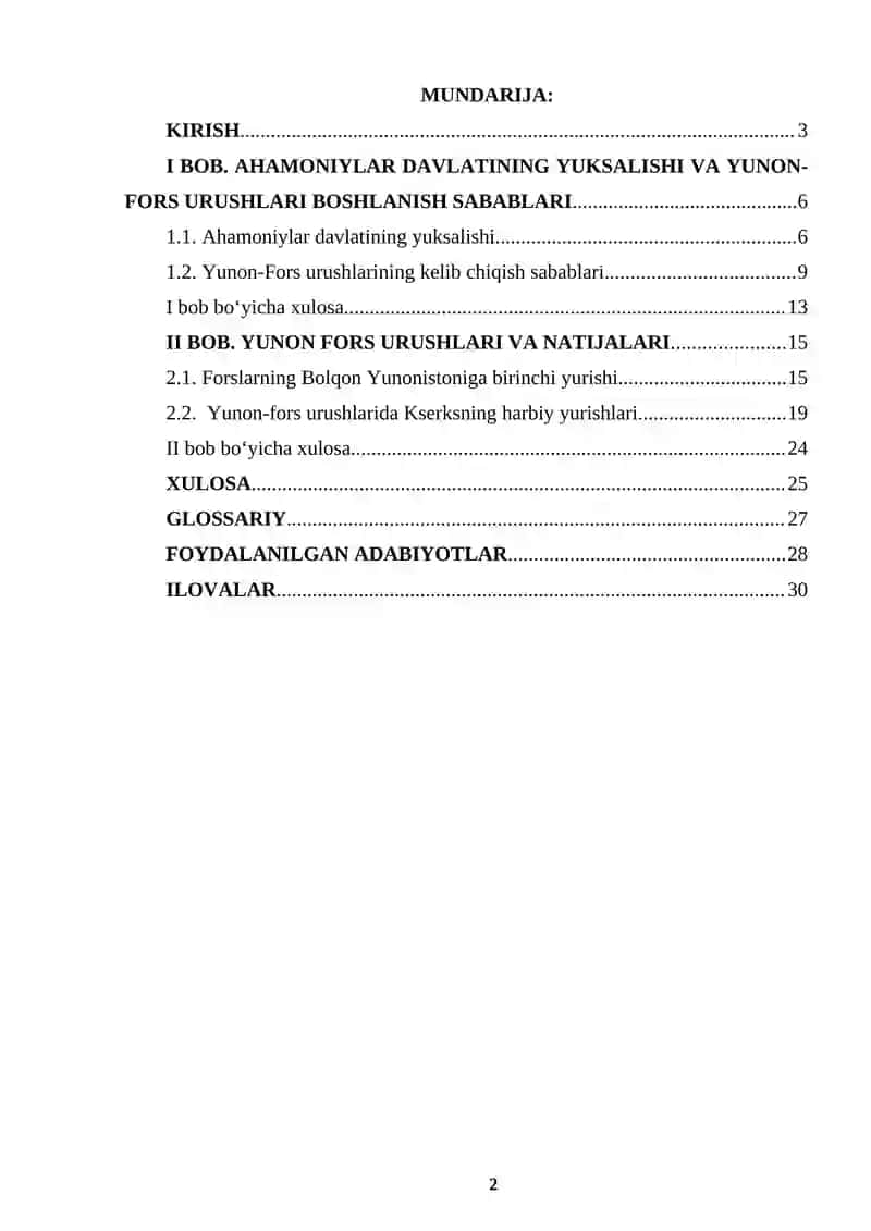 YUNON FORS URUSHLARI VA NATIJALARI 2