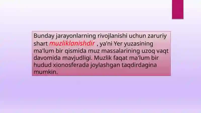 Tabiiy geografik jarayonlar 2