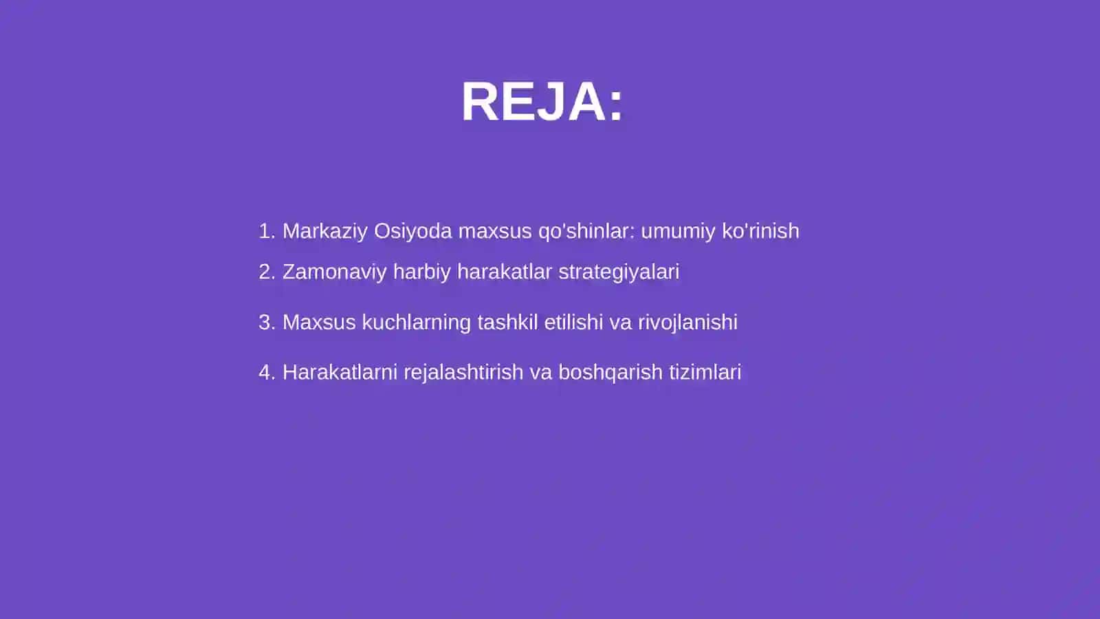 Maxsus qo'shinlar harakati 2