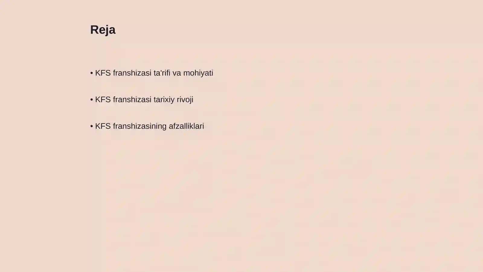 KFS franshizasi 2