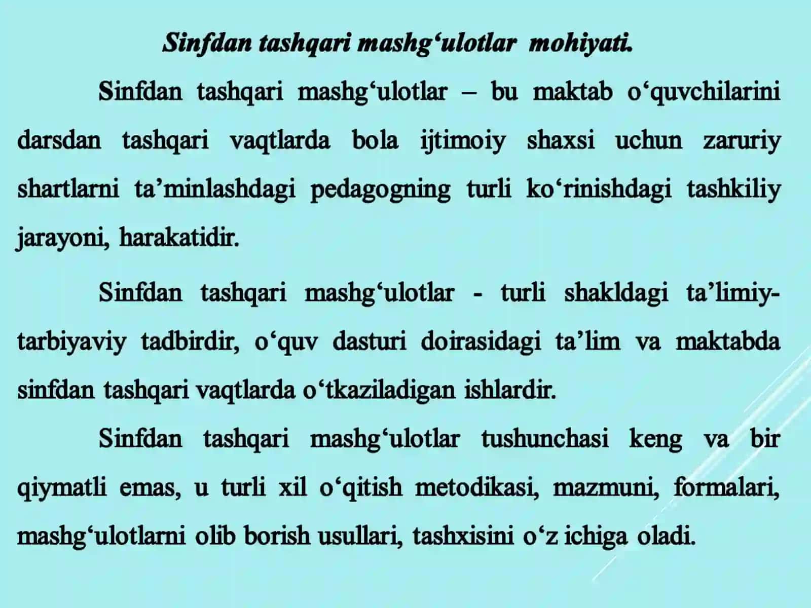 SINFDAN TASHQARI MASHG‘ULOTLAR 2