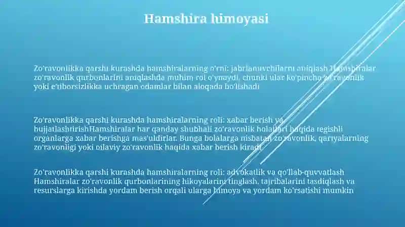 Hamshiralarning Oits Ga Qarshi Kurashdagi Chora Tadbirlari 2