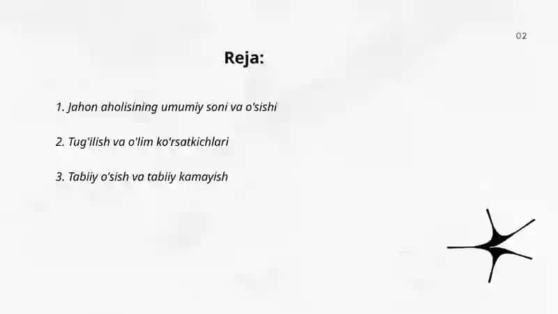 Dunyo axolisi va joylashuvi 2