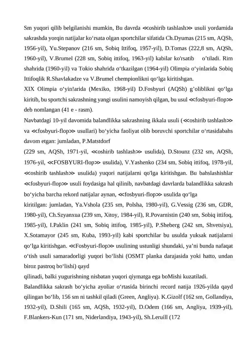 Yugurib kelib balandlikka sakrash 2