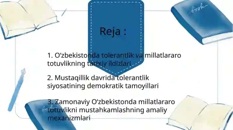 O'zbekistonda tolerantlik va millatlararo totuvlikni ta'minlashning tarixiy ildizlari va demokratik prinsiplari 2