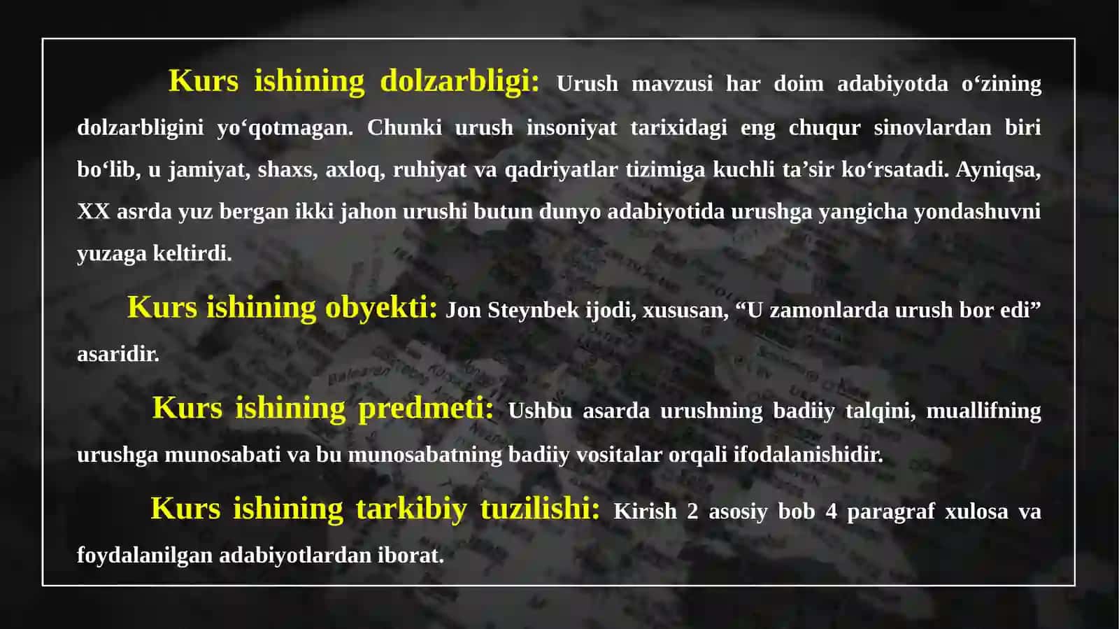Uzamonlar daurush boredi 2