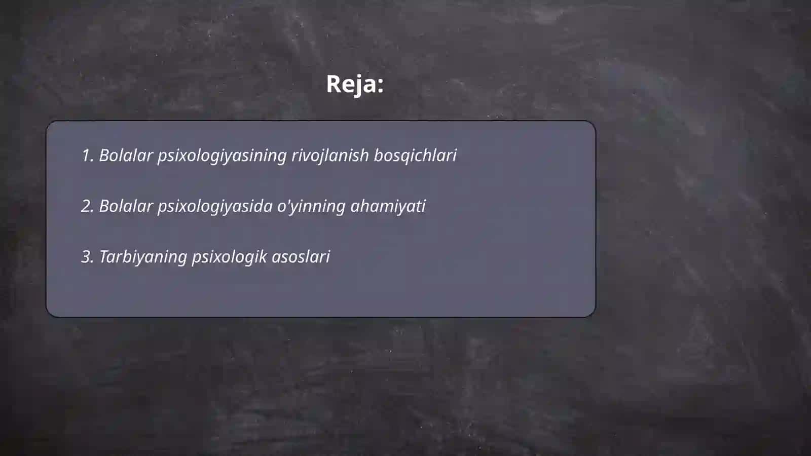 Bolalar psixologiyasi nazariyalari va amaliyot 2