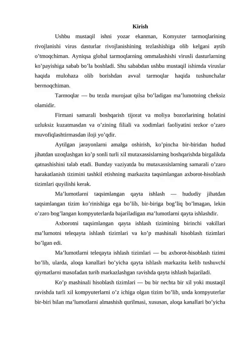 Axborotni qayta ishlashning arifmetik asoslari 2