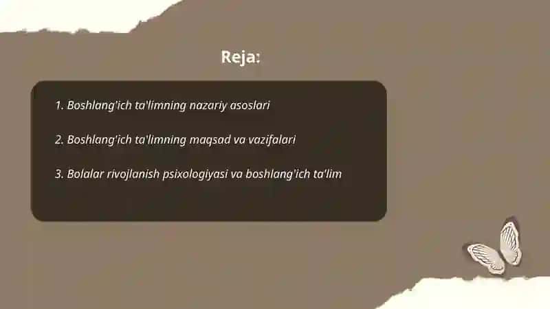 Boshlang'ich ta'lim pedagogikasi 2