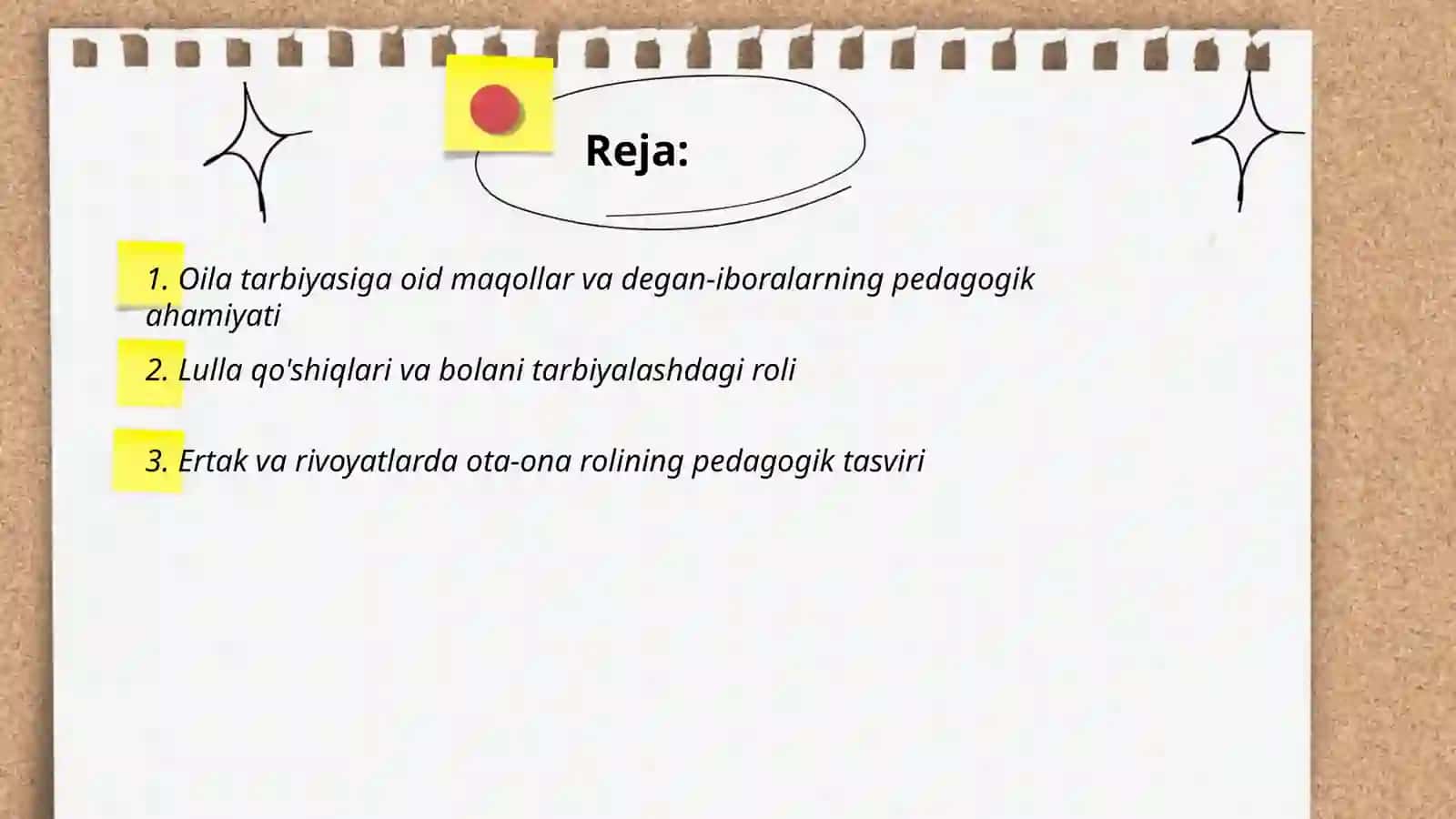 Oilaning tarbiyaviy iqtisodiyoti 2