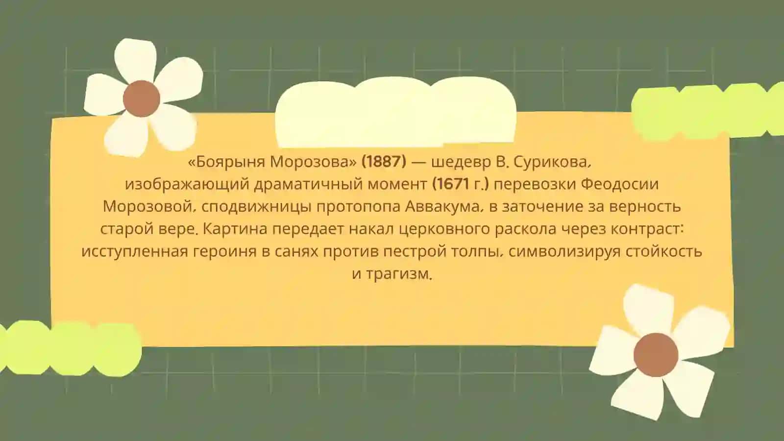 Боярыня Морозова. Её судьба и картина В.Сурикова 2