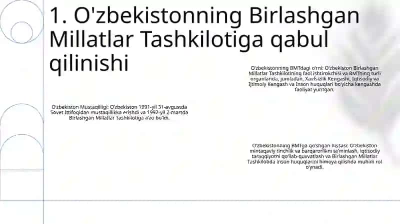 O'zbekistonning Birlashgan Millatlar Tashkilotiga qabul qilinishi 2