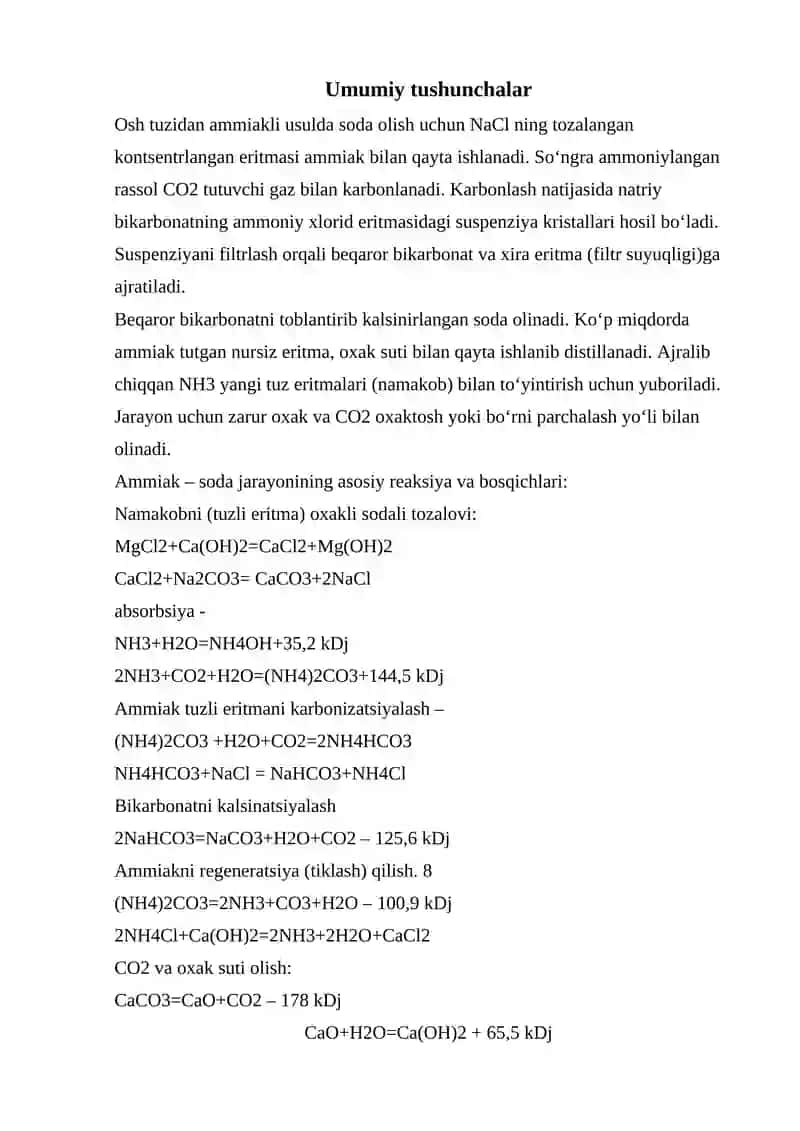 Синтетик ювувчи моддаларни олиш усуллари ва ишлаб чиқариш технологияси 2