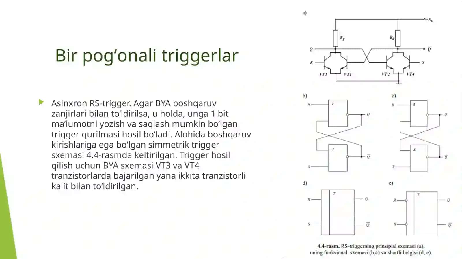asinxron vasinxron rc-triggerlarni tadqiqqilish 2