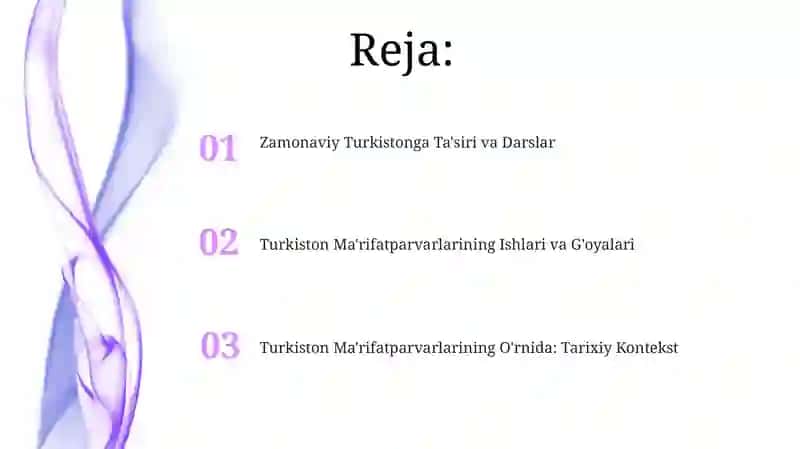 Turkiston Ma'rifatparvarlarining O'rnida: Tarixiy Kontekst 2