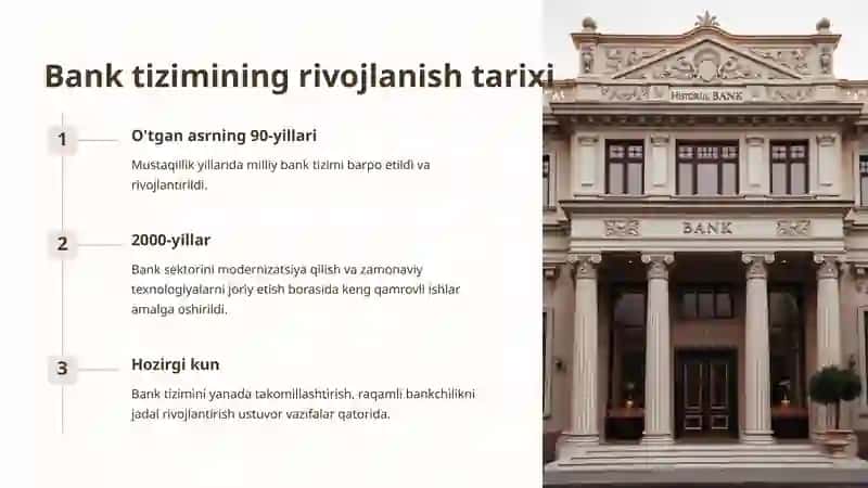 O'zbekiston Respublikasining bank tizimi 2