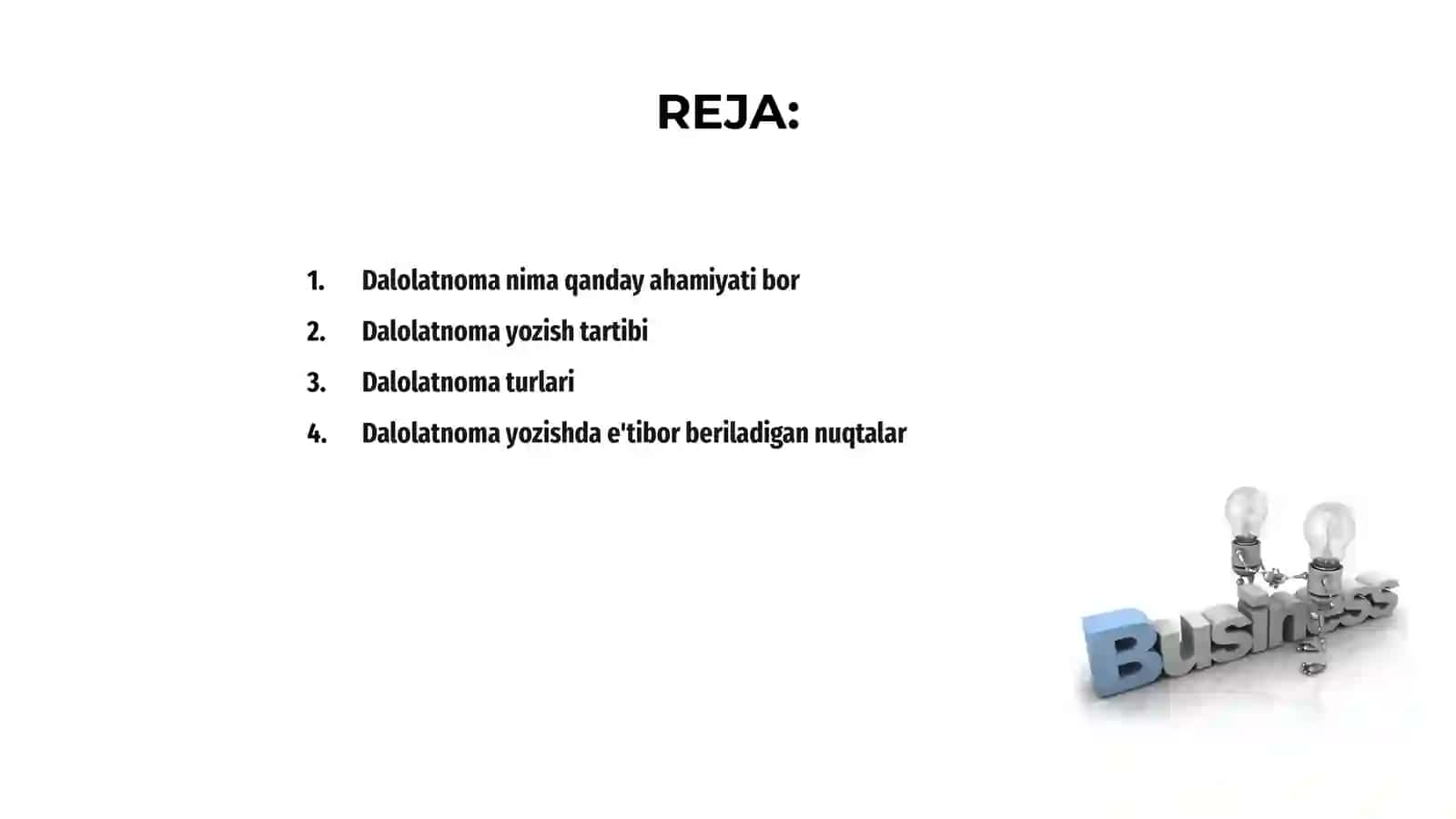 Dalolatnoma va bildirishnoma 2