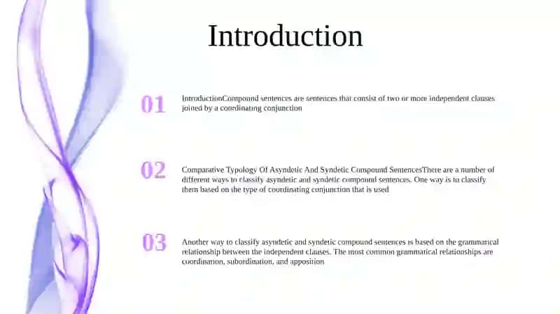 Comparative Typology Of Asyndetic And Syndetic Compound Sentences 2