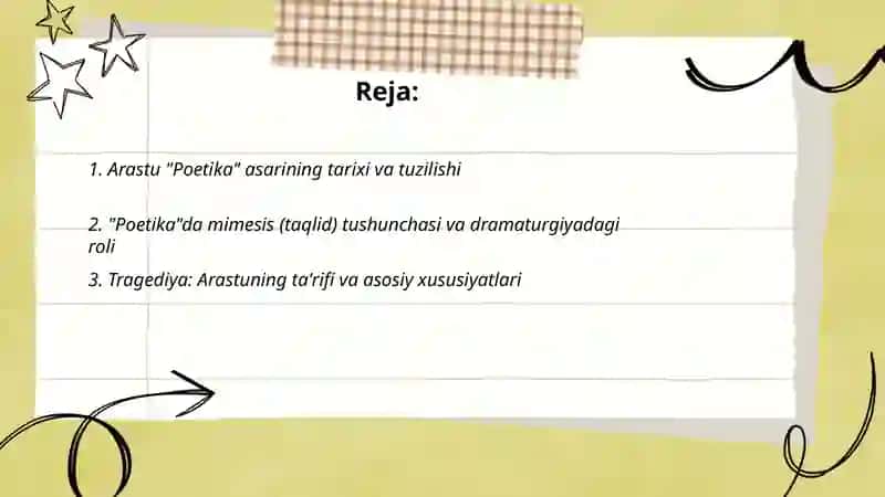 Arastu "Poetika" 2