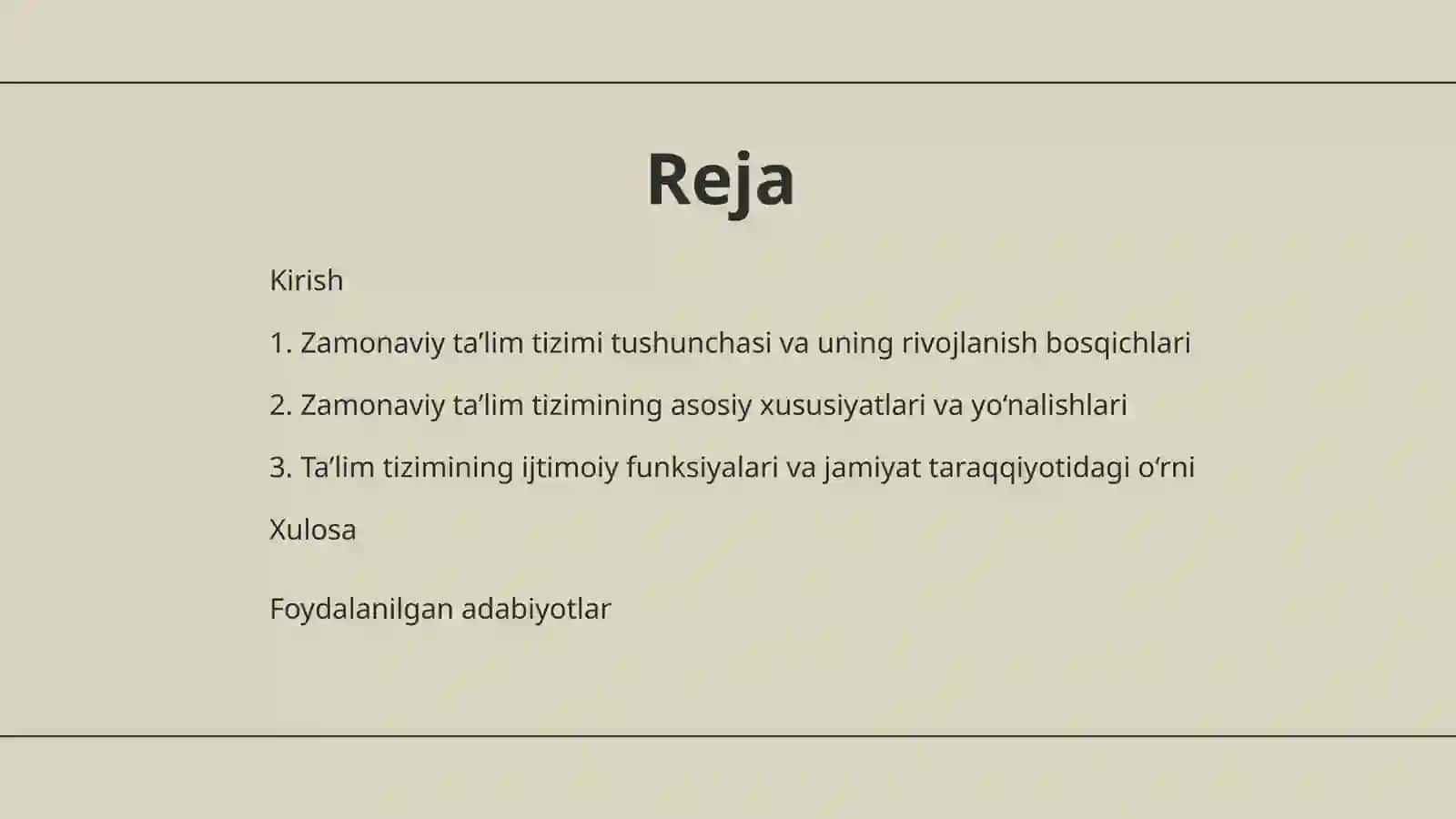 ZAMANOVIY TALIM TIZIMI VA UNING IJTIMOIY FUNKTSIYALARI 2