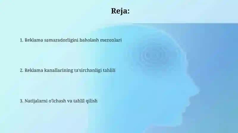 Reklamaning kommunikatsion samaradorligini baholash 2