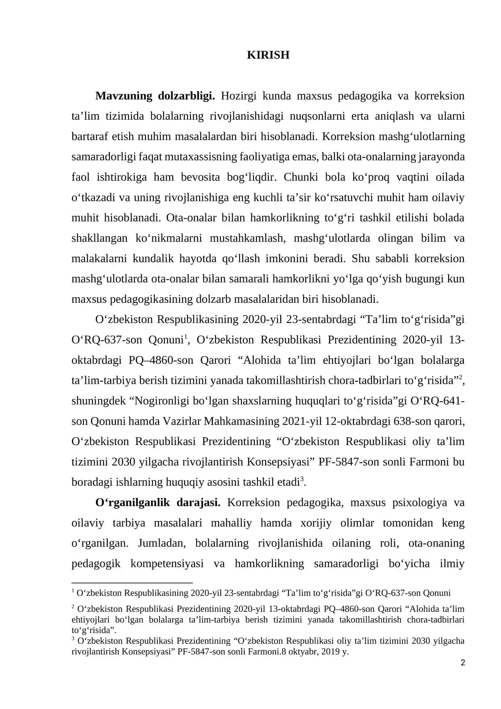 KORREKSION MASHG’ULOTLARDA LOGOPED VA OTA-ONALAR HAMKORLIGINING ILMIY NAZARIY ASOSLARI 2