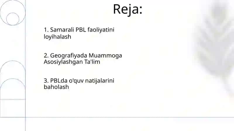 Geografiyani òqitishda muammoli ta'lim texnologiyasi 2