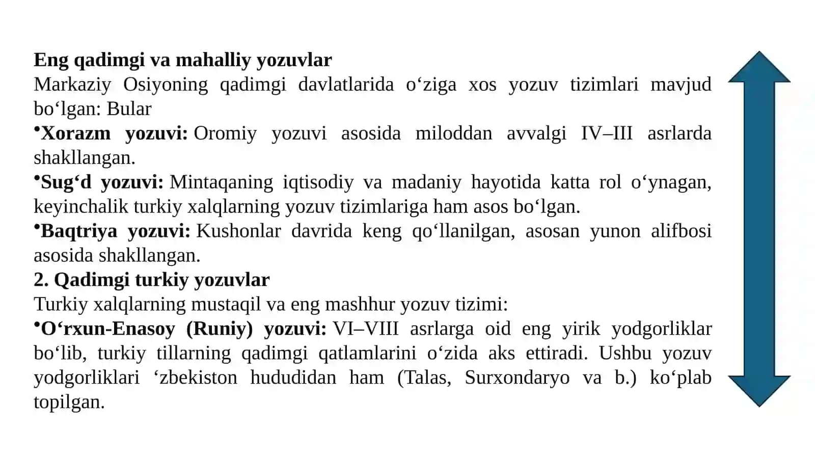 9-Ma’ruza: Arablar istilosi va qadimgi davrda no’rta asrlarga o‘tish kitobatishi 2